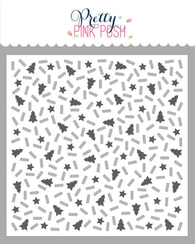 Layered Holiday Sprinkle Mix Stencils (2 Pack)