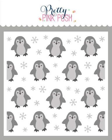 Layered Penguins Stencils (3 Pack)