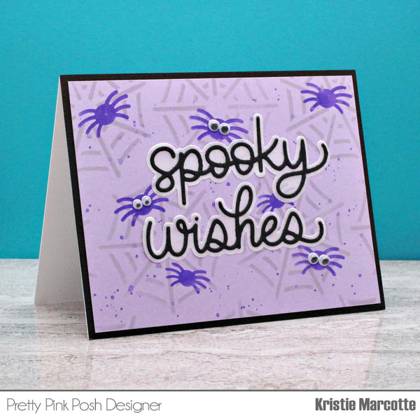 Layered Spider Webs Stencils (2 Pack) Pretty Pink Posh LLC