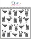 Layered Summer Drinks Stencils (3 Pack)