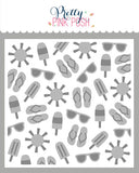 Layered Summer Fun Stencils (2 Pack)