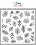 Layered Tropical Leaves Stencils (2 Pack)