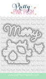 Merry Greetings Coordinating Dies