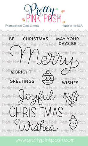 Merry Greetings Stamp Set