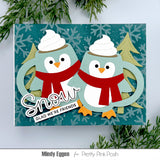 Snowflake Background Stencil