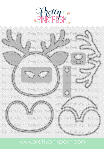 Reindeer Face Shaker Dies