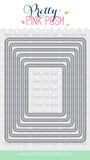 Rounded Stitched Rectangles Dies