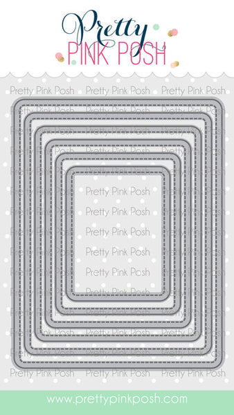 Rounded Stitched Rectangles