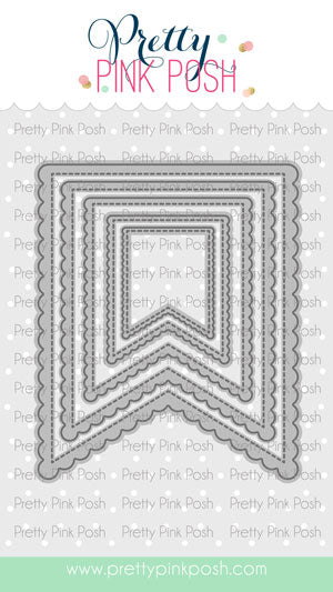 Scallop Flag Tags