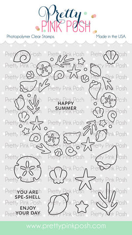 Seashell Wreath Stamp Set