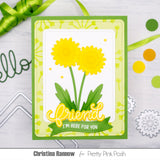 Dandelion Background Stencil