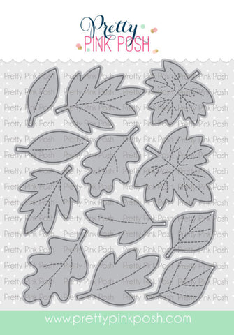 Stitched Leaves Dies