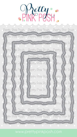 Stitched Torn Rectangles Dies