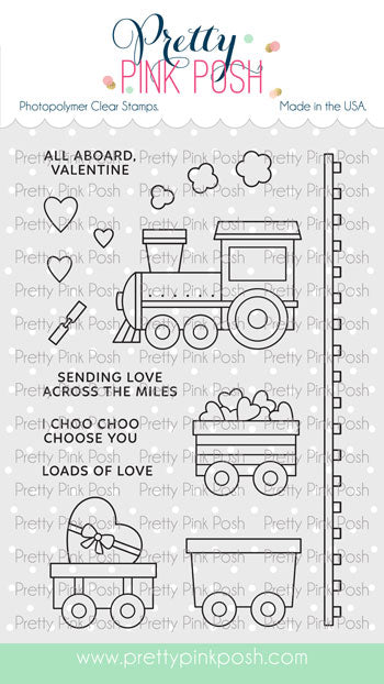 Valentine Train Stamp Set
