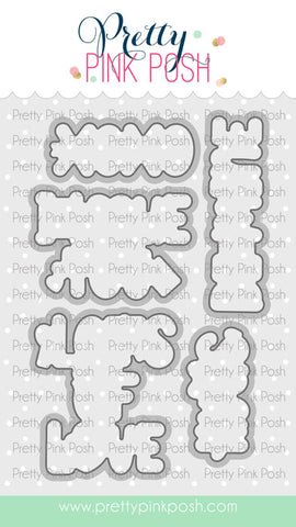 Valentine Word Scenes Coordinating Dies