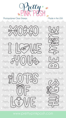 Valentine Word Scenes Stamp Set