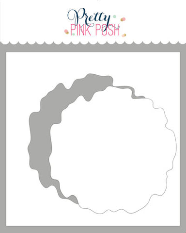 Watercolor Circle Mask Stencil