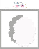 Watercolor Oval Mask Stencil