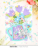 Stitched Spring Flowers Dies