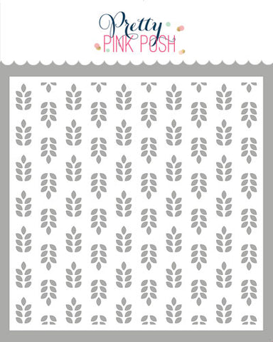 Wheat Pattern Stencil