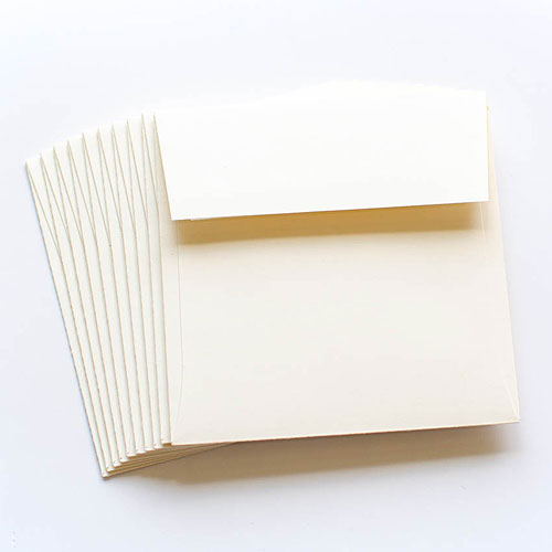 Mini Square Envelopes (Cream)
