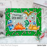 Christmas Dinosaurs Stamp Set