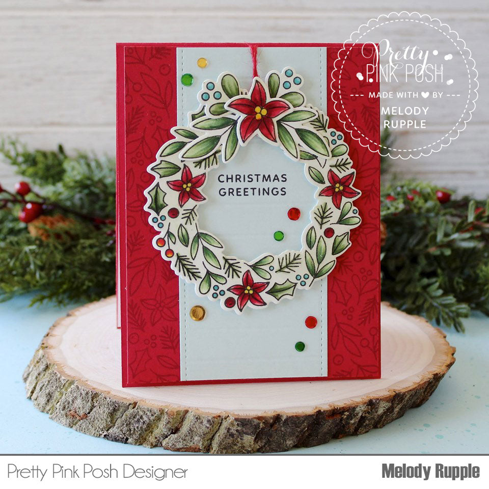 Winter Wreath Stamp Set – Pretty Pink Posh LLC