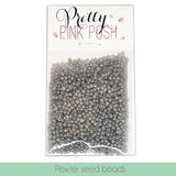 Pewter Seed Beads