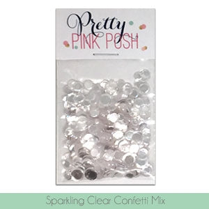 Sparkling Clear Confetti Mix