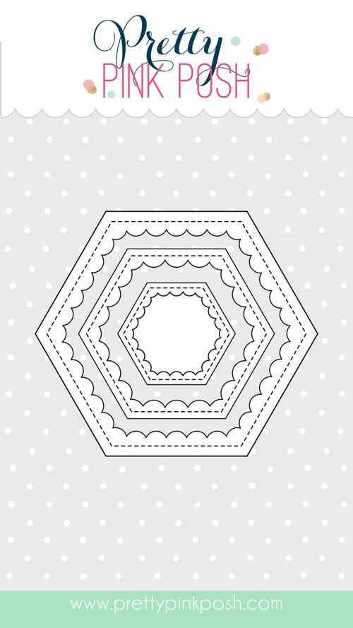 Scallop Hexagons Dies