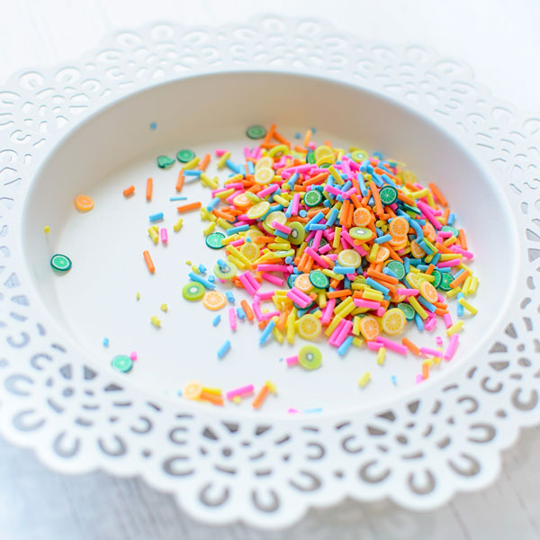 Fruit Smoothie Clay Confetti