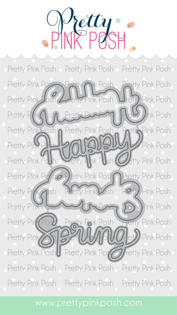 Spring Kuning Dies Happy Spring Shadow Dies – Pretty Pink Posh LLC