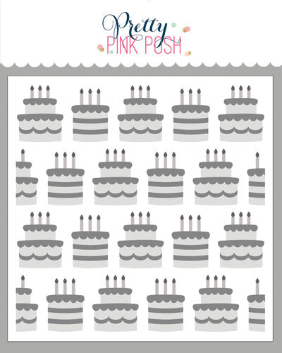 Birthday Planner Stickers - Free Birthday Cake Stickers