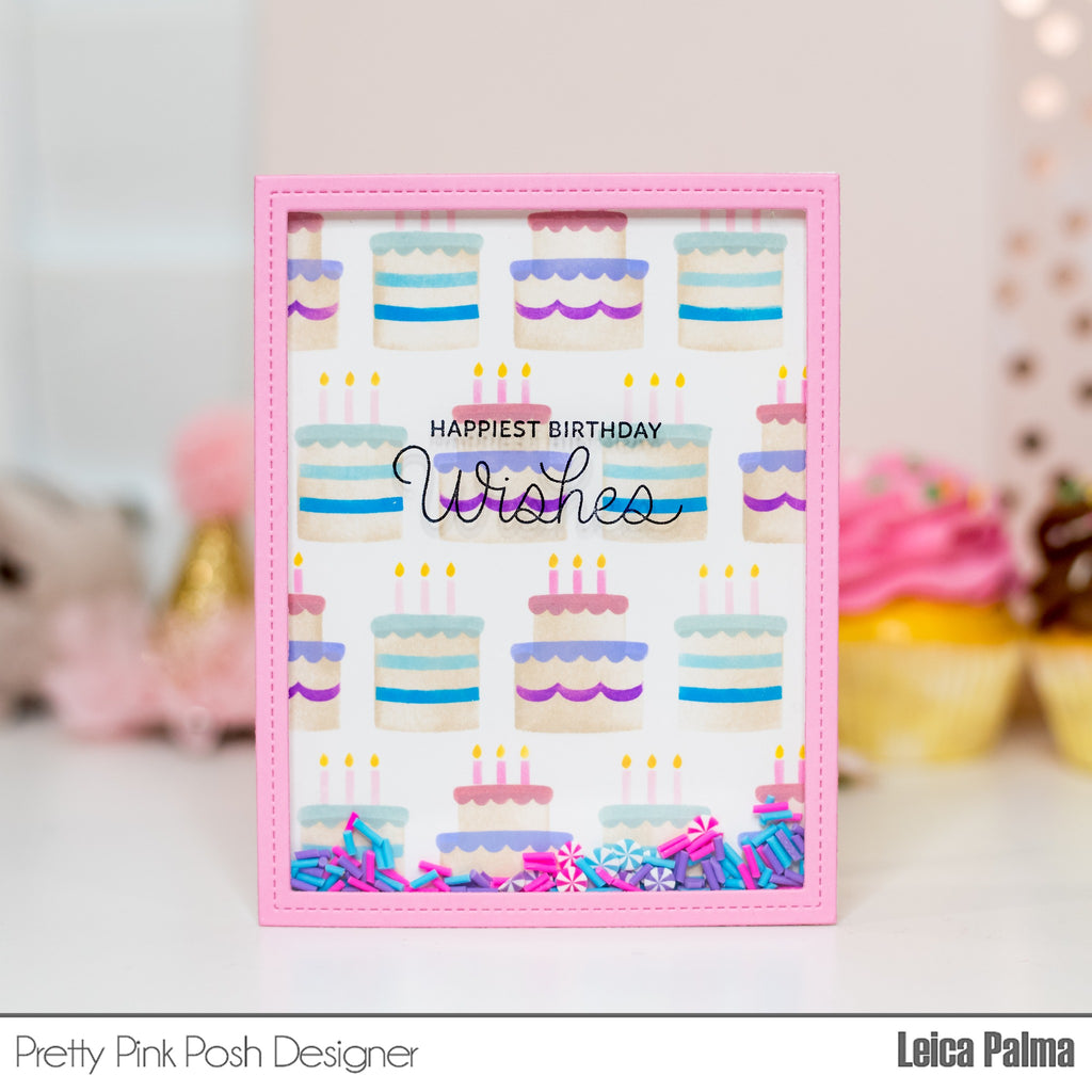 Layered Birthday Cakes Stencils (4 Pack) – Pretty Pink Posh LLC