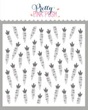 Layered Carrots Stencils (3 Pack)