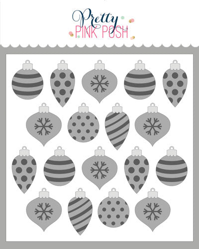 Layered Christmas Lights Stencils (3 Pack)