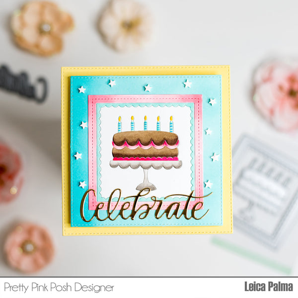 Party Cake Die – Pretty Pink Posh LLC