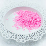 Pink Hearts Clay Confetti