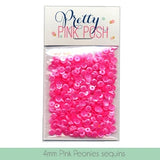 4MM Pink Peonies Sequins