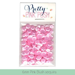 6mm Pink Blush Sequins