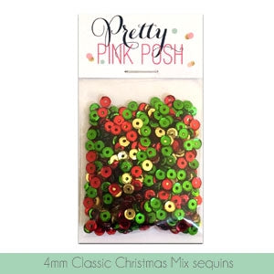 4mm Classic Christmas Sequins Mix