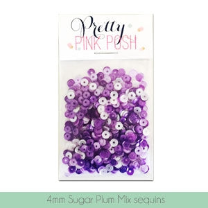 4mm Sugar Plum Sequins Mix