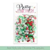 4mm Holly Jolly Christmas Sequins Mix