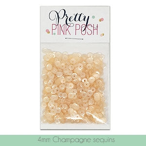4mm Champagne Sequins