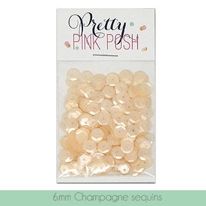 6mm Champagne Sequins