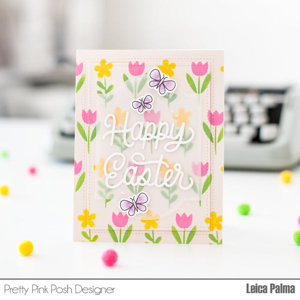 Spring Flowers Stencils (2 Pack) – Pretty Pink Posh LLC