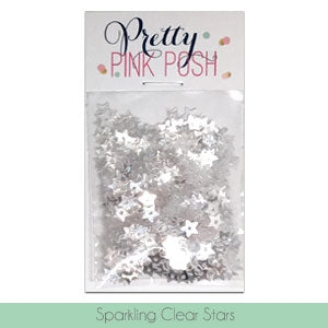Sparkling Clear Stars Sequins