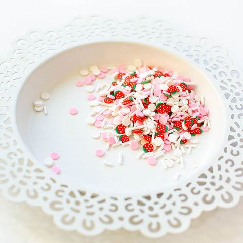 Strawberry Shortcake Clay Confetti