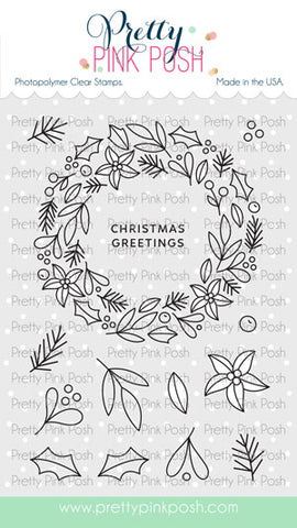 Winter Wreath Stamp Set