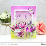 Crocus Flowers Stamp Set